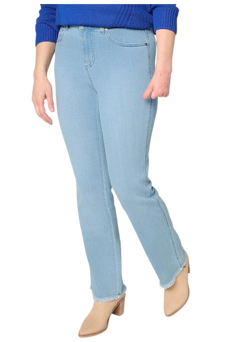 Belle by Kim Gravel Primabelle Denim Frayed Baby Boot Jean Vntge Blue - Plus